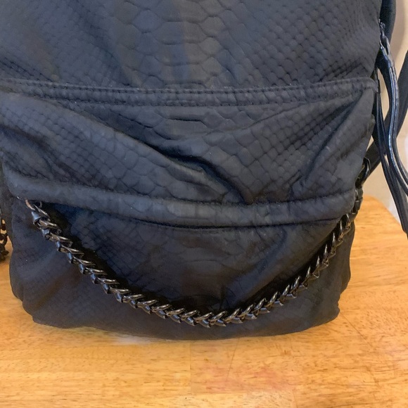 Victoria Secret Python City Black Backpack with Minimalist Design - Picture 5 of 13